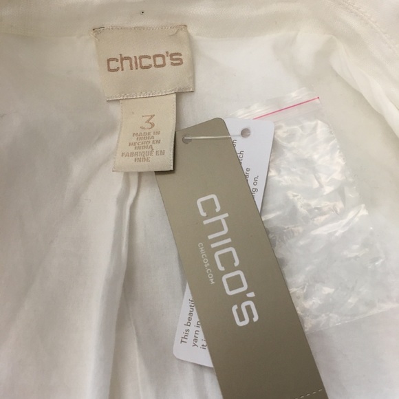 🆕 Chico’s Linen Jacket - Picture 6 of 10